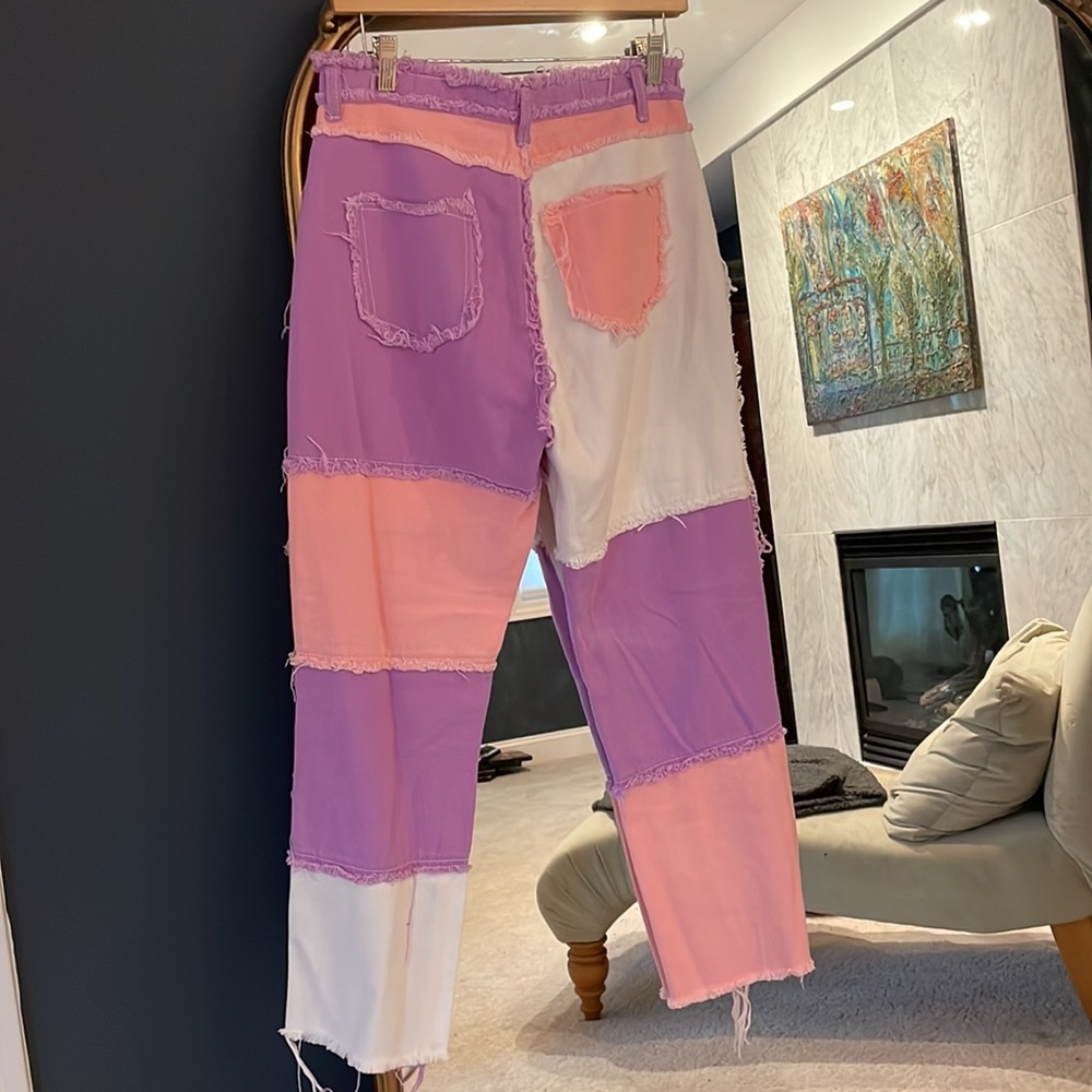 Patch Work Capri Jeans - image 2